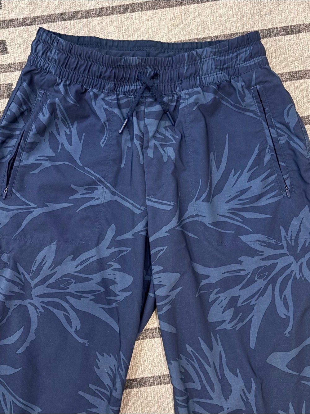 The North Face Navy Floral-Print Joggers